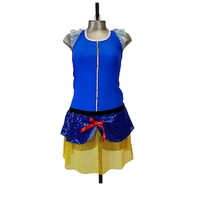 Snow White Inspired Costume (with Ruffle Sleeve Racerback)