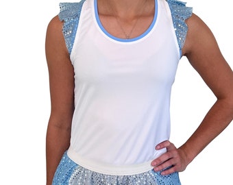 Alice in Wonderland inspired running costume- shirt only