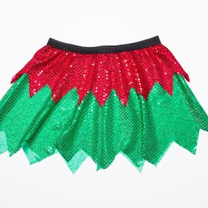 Christmas Elf Running Athletic Costume Skirt | Jingle Jog Run