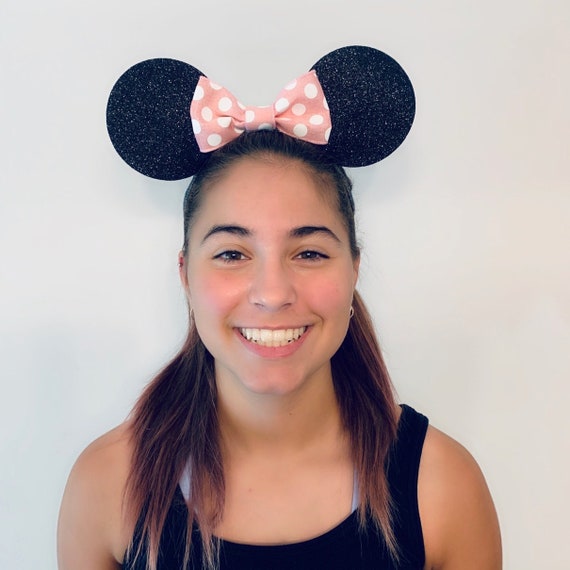 Nonslip Minnie Mouse Bow Ears Headband Red or Pink  display picture 3