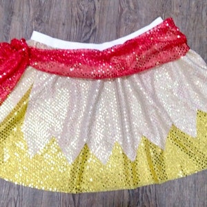 Disney Moana Inspired Running Sparkle Skirt