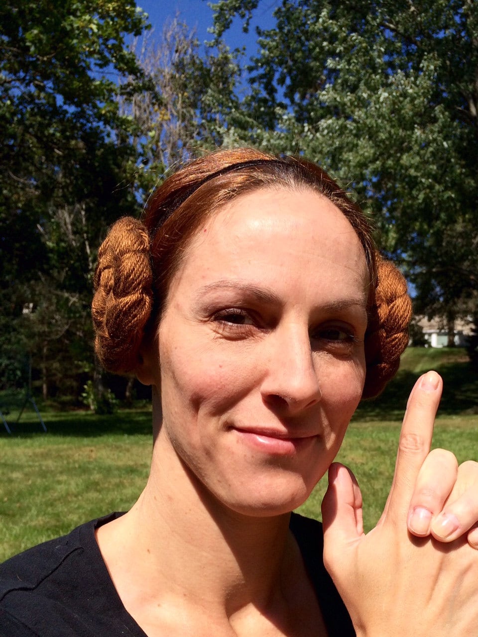 Princess Leia Buns Running Headband Etsy