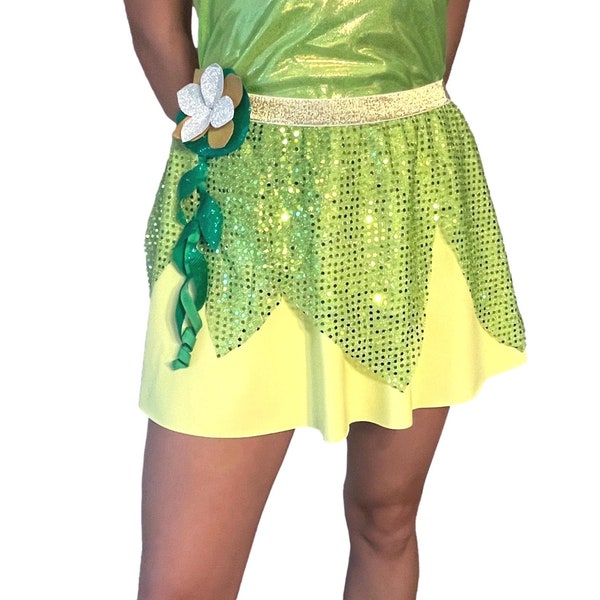 Princess Tiana Inspired Running Skirt