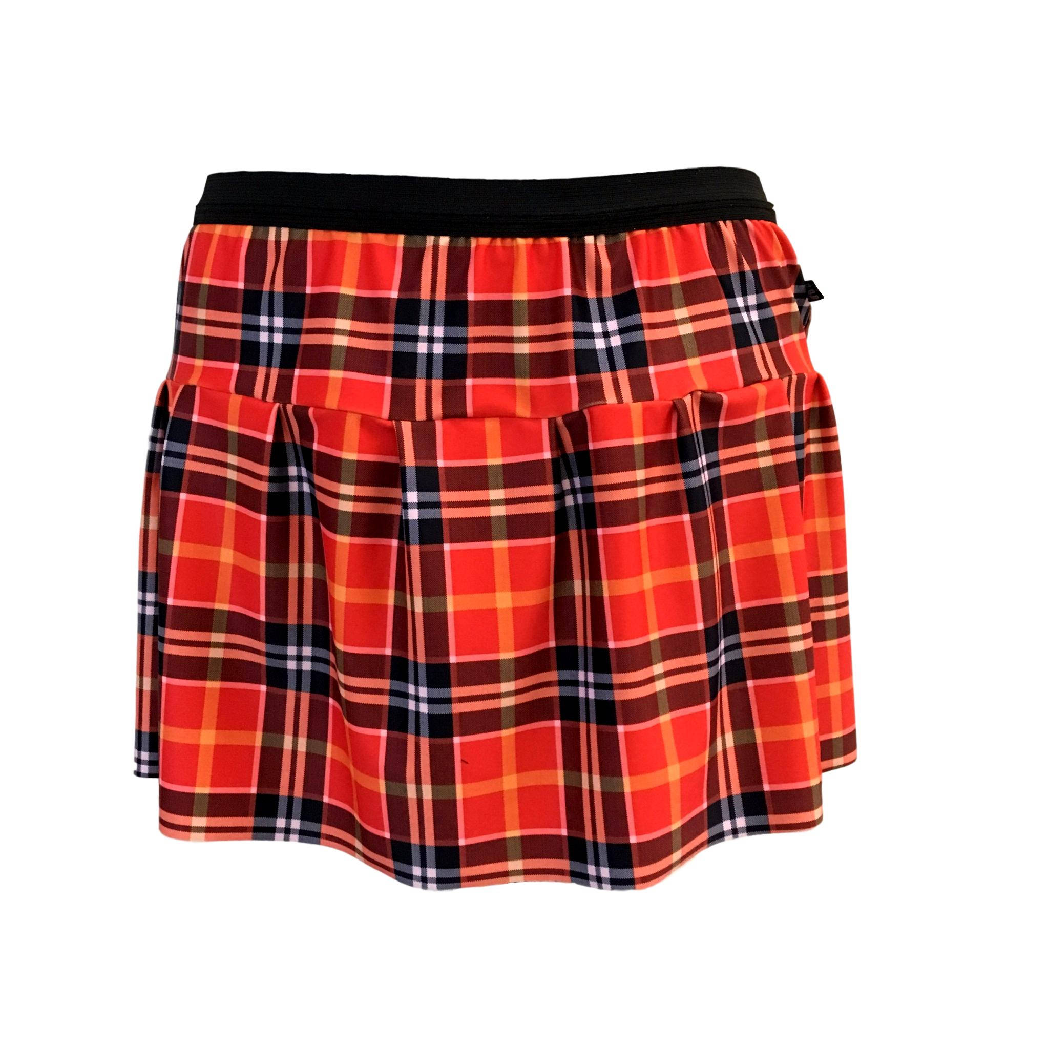 Plaid Running Skirt Etsy UK