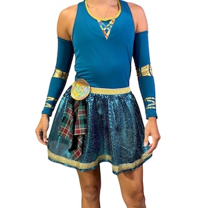 brave blue dress Merida Brave princess dress – MJcostume main image 0