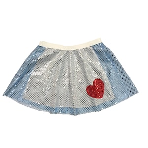Alice in Wonderland Sparkle Skirt With Sparkle Apron