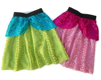 Children's Cinderella Evil Step Sisters Rok | Schurk Kostuum Rok