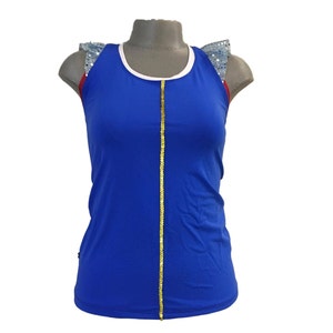 Schneewittchen gerafftes Shirt mit Racerback