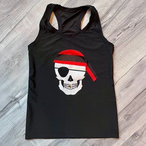 SALE - MEDIUM Only - Pirate racerback running shirts