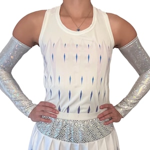Snow Queen Elsa Running Tank Racerback | Frozen Costume w/Optional Arm Sleeves
