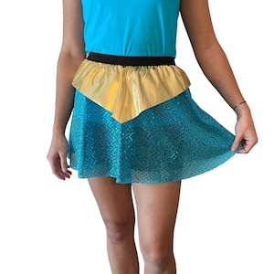 Princess Jasmine Inspired Running Skirt | Marathon Costume Skirt