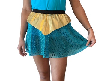 Princess Jasmine Inspired Running Skirt | Marathon Costume Skirt