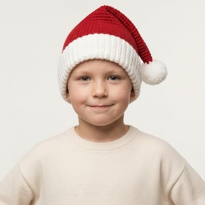 Crochet Santa Hat Pattern | Multiple Sizes Newborn to Adult | PDF Download