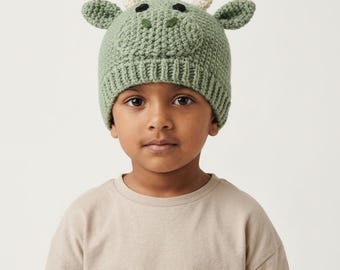 Crochet Dragon Hat Pattern | Multiple Sizes Newborn to Adult | PDF Download