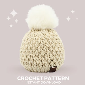 New Peaks Crochet Hat Pattern - Instant PDF Download, Multiple Sizes from Newborn to Adult