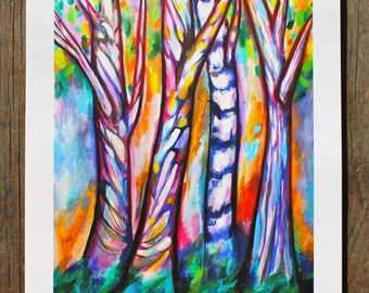 Trees - 11'' x 14''