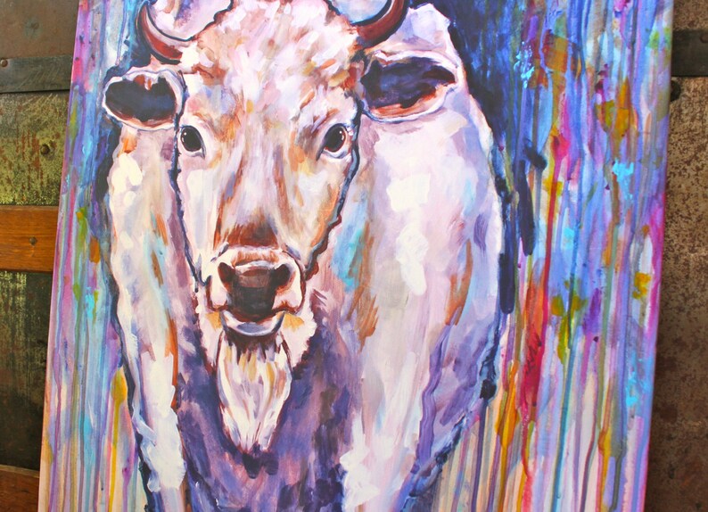 Calling White Buffalo Calf 16'' x 20'' image 3