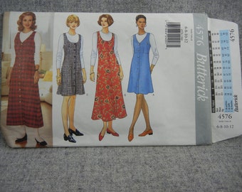 SUIT Rare Fitted TOP and SKIRT Vintage 1989 Butterick 4516 Misses Sizes 6-8-10 or 12-14-16 Fabric Sewing Pattern