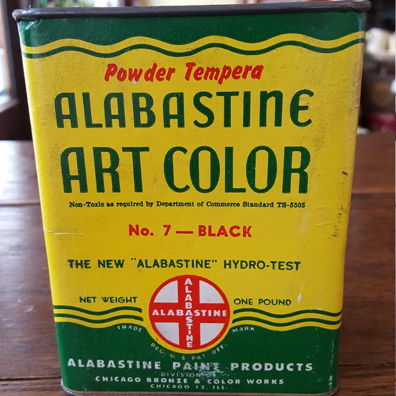 Alabastine Art Color Dry Powder No. 7 Black Art Deco Color Powder