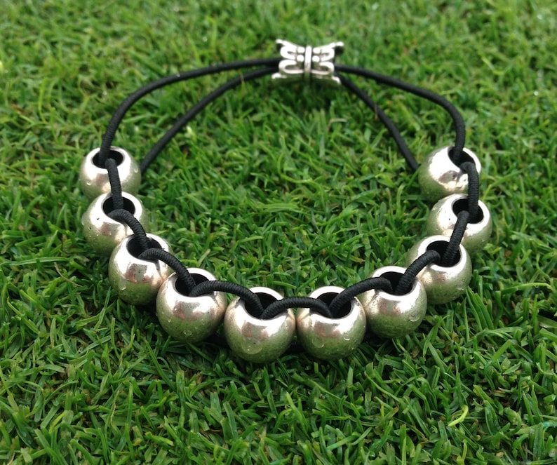 Golf Stroke Counter Bracelet the Classic Stylish Silver Etsy