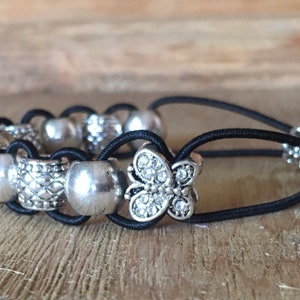Golf New Design Stroke Bead Bracelet Counter - Golfer’s Score Keeper - Sparkle Stones in Butterfly for Tee Shot Bead - Lower Handicap