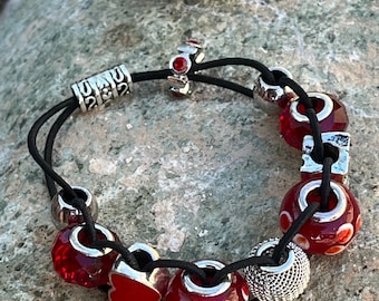 Golf Counter • Heart Bead Golfer Stroke Countering Bracelet Love Golfing •  Golfer Functional Jewelry Move a Bead per Stroke