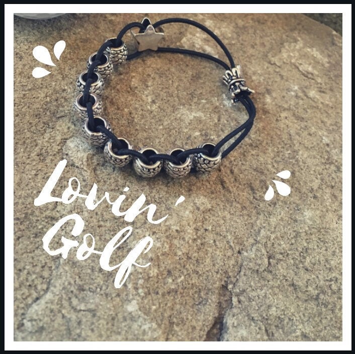 Golfing STAR • Golf Bead Stroke Counter Bracelet • Lower Golfing ...