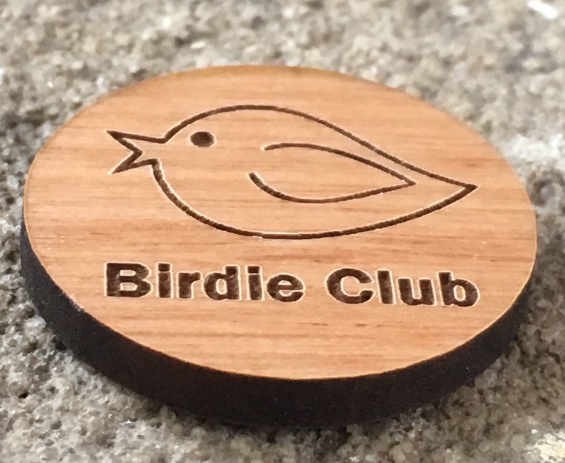 2 Golf Birdie Club Ball Markers Golfing Gift Golf League - Etsy