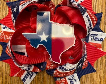 Texas Strong Hair Bow