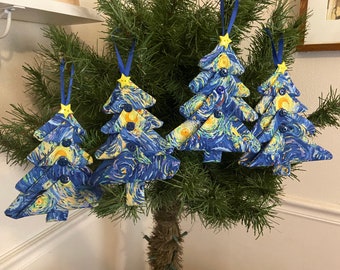 Van Gogh Folded Tree Ornament