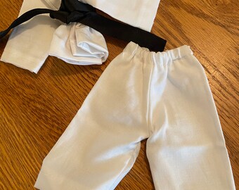 Elf Black Belt Karate outfit