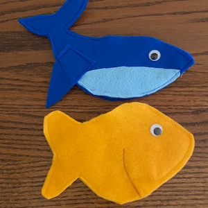 Elf Goldfish and Whale Costumes