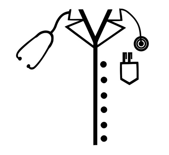 Medical Doctors labcoat/scrub Etsy