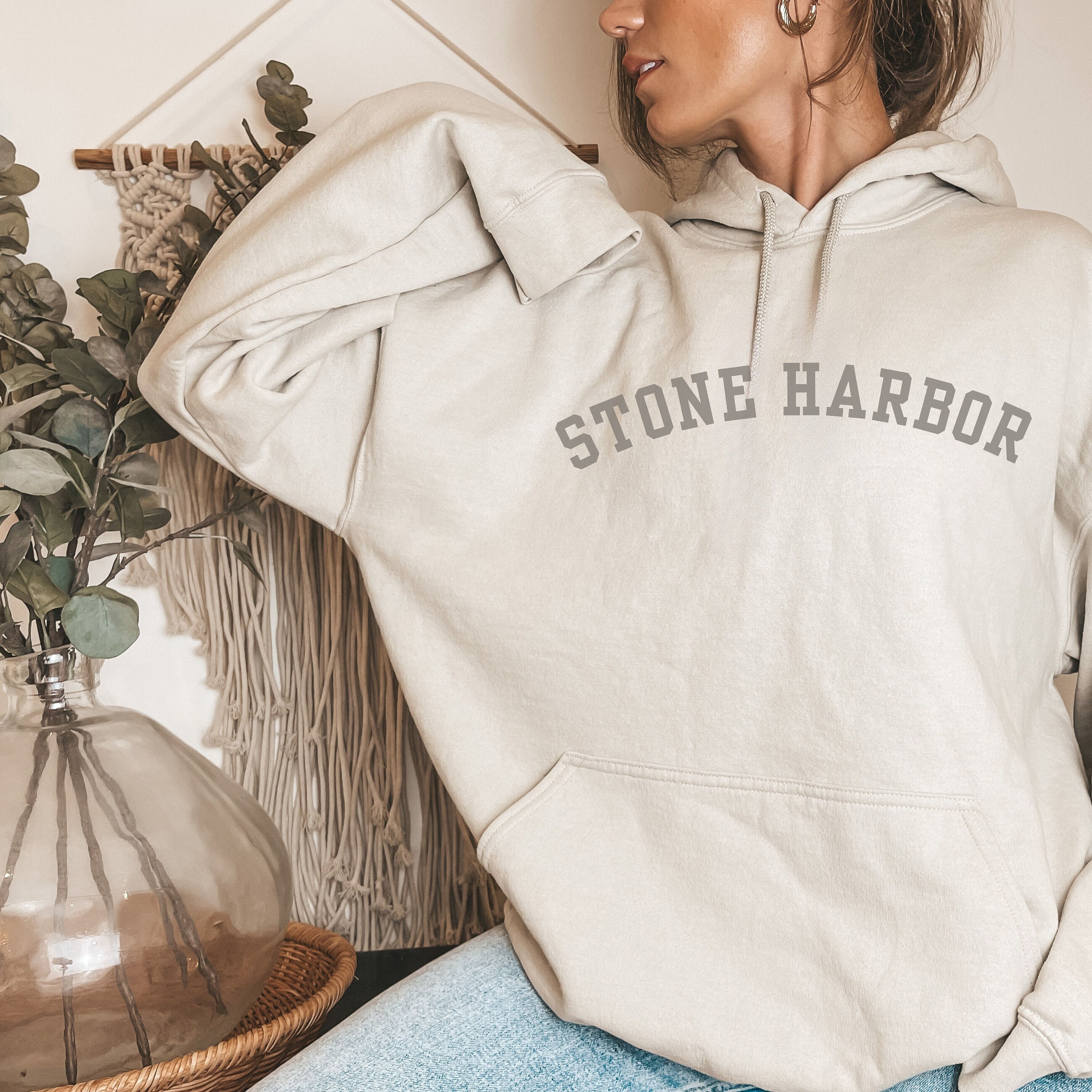 Etsy Hoodie Harbor - Stone