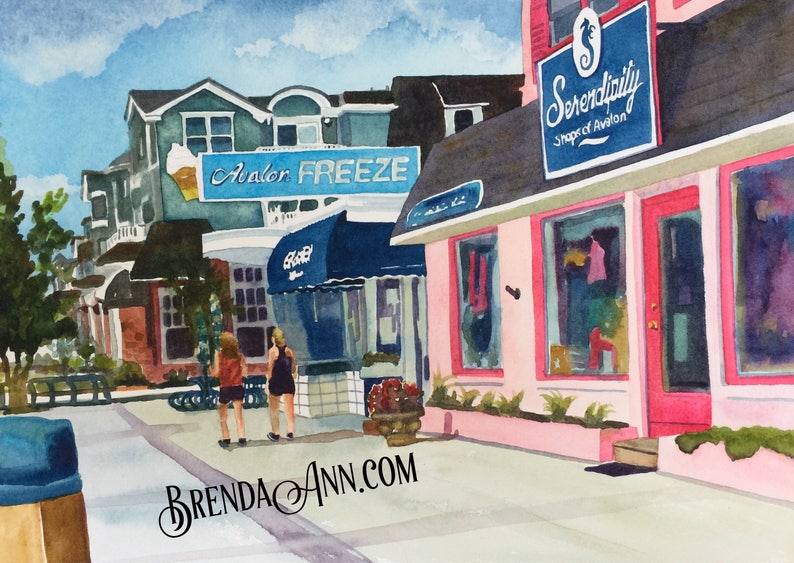 Avalon Freeze Cafe Loren and Serendipity Shops in Avalon NJ Etsy
