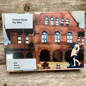 Key West FLA Puzzle: Custom House - 500 Piece Florida Keys Jigsaw - Perfect Summer Souvenir, Gift, or Vacation Activity
