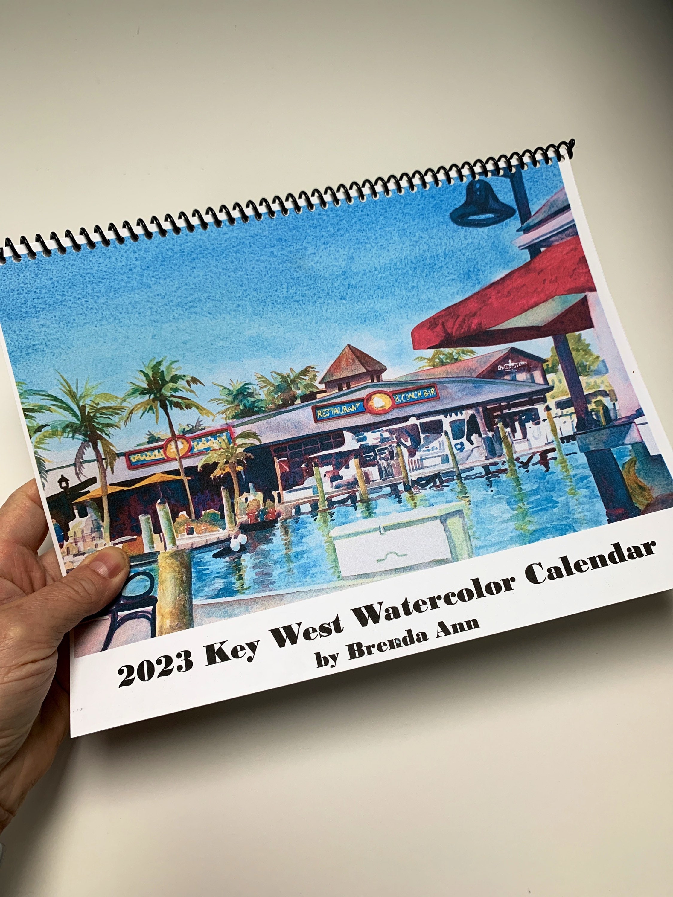 key-west-watercolor-wall-calendar-for-2023-or-2024-colorful-etsy