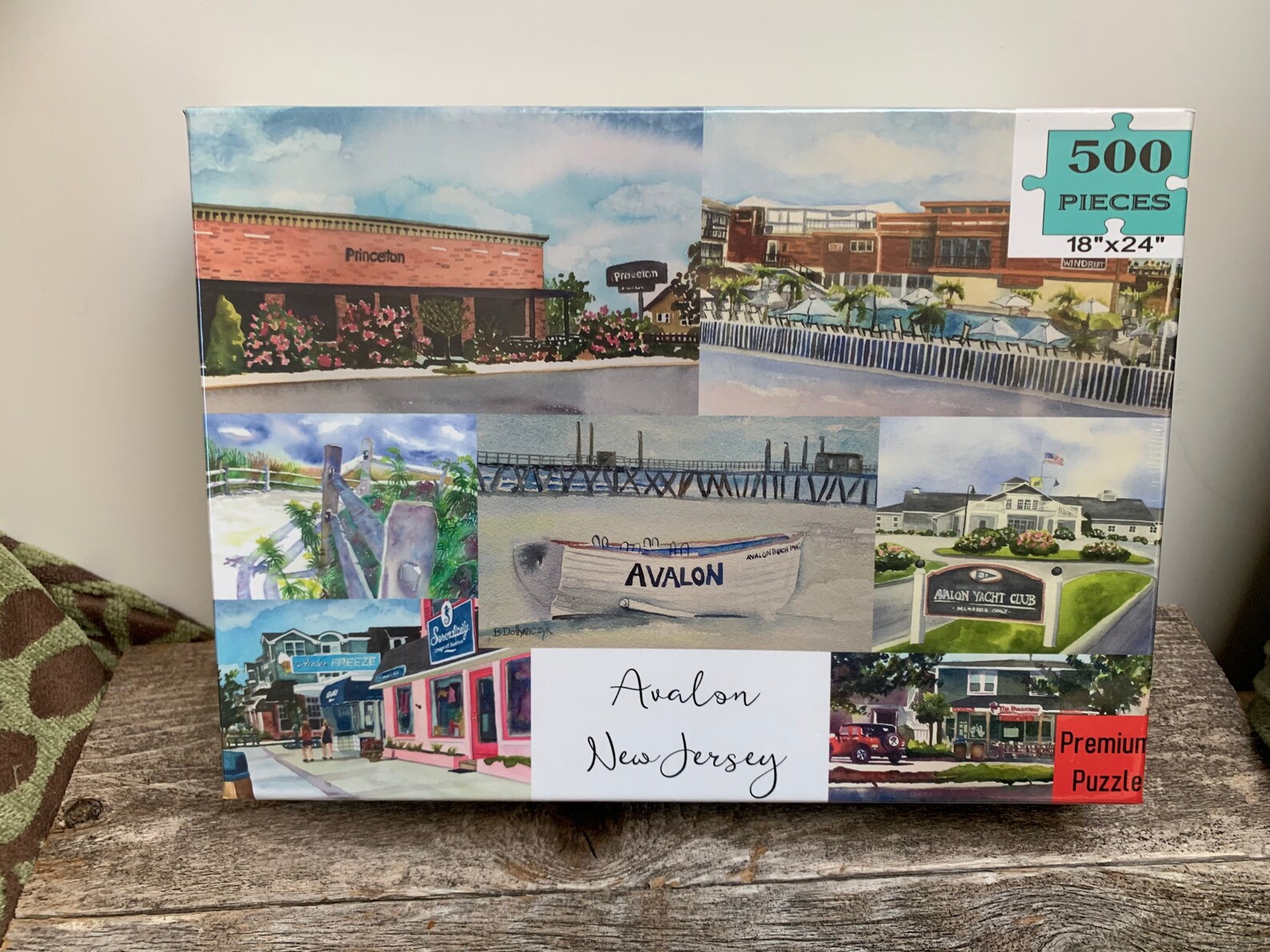 PUZZLE 500 Piece Avalon NJ Premium Jigsaw Puzzle Etsy