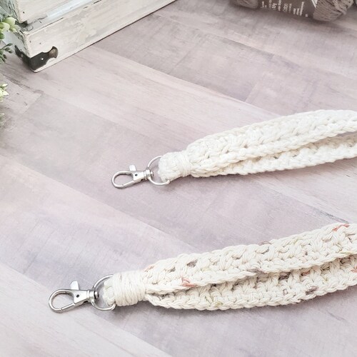 Boho Crochet Keychain PDF Pattern Etsy