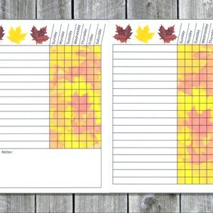 Teen / Adult Chore Charts Shipped! Works like Dry Erase Board. Multiple themes, To Do List, Daily Planner image 3
