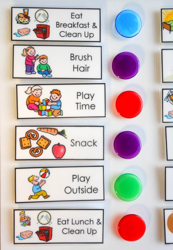 chore chart shipped for kids daily checklist to do list you etsy