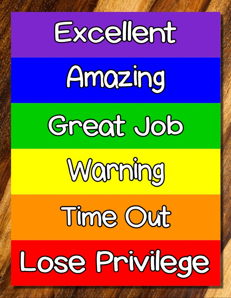 PDF Printable Behavior Tracker Instant Download in Multiple Sizes ...