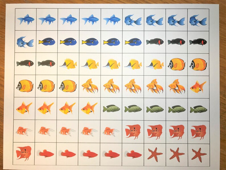 Fishbowl Behavior Chart for Home Print It Out and Reward Etsy