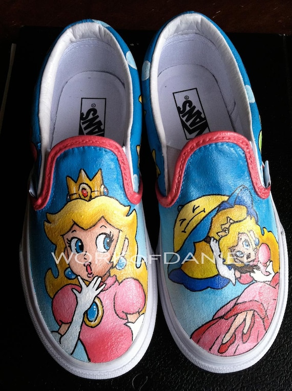 vans princess peach shoes