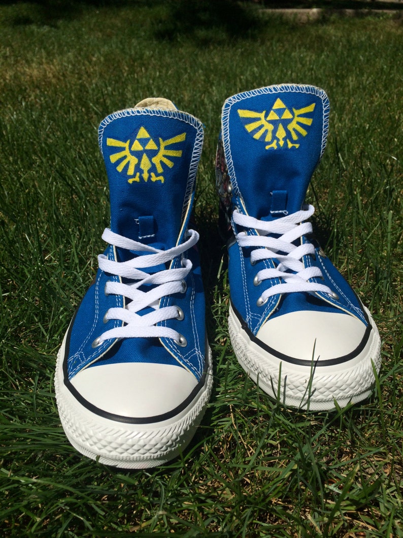 Zelda and Link Fan Custom Converse All Star Shoes Etsy