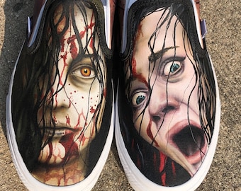 Horror Fan Vans Sneakers