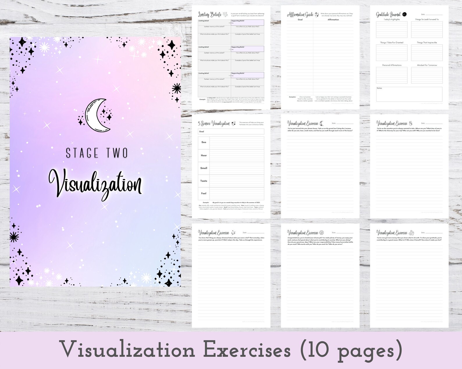 Manifestation Journal Printable Digital Manifestation Guide - Etsy