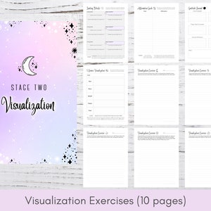 Manifestation Journal Printable | Digital Manifestation Guide | Law of Attraction Workbook | Dream Journal | Manifesting Planner Digital PDF image 5
