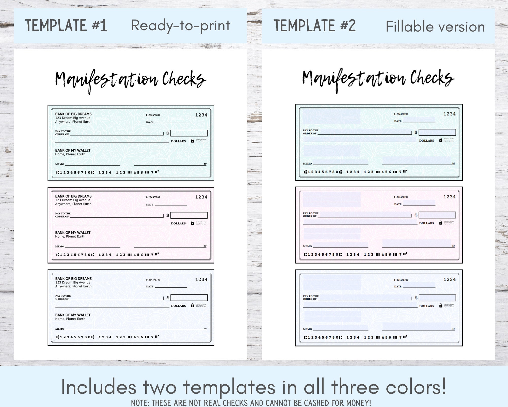 manifestation-checks-vision-board-checks-law-of-attraction-manifestation-cheques-fake-pretend-checks-printable-checks-editable-pdf-etsy for Free Printable Checks For Practice Manifestation Checks | Vision Board Checks | Law of Attraction | Manifestation Cheques | Fake Pretend Checks | Printable Checks Editable PDF - Etsy for Free Printable Checks For Practice