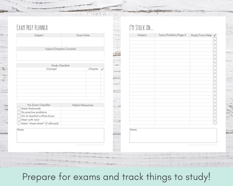 Academic Planner Printable | College Planner | High School Planner ...